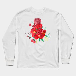 red roses Long Sleeve T-Shirt